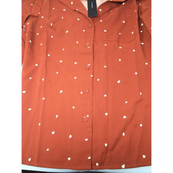 Allegra K Womens Long Sleeve Button Up Shirt with Collar (XS) - Picture 10 of 10